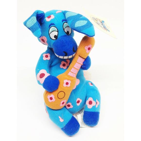 Vintage 2000 “Donkey w/Guitar” Disneyana Convention Bean Bag Plush New with tag - Picture 1 of 6